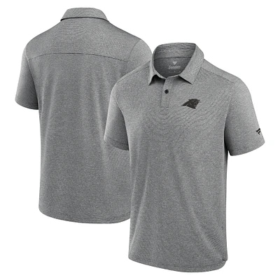 Men's Fanatics Black Carolina Panthers Front Office Tech Polo Shirt