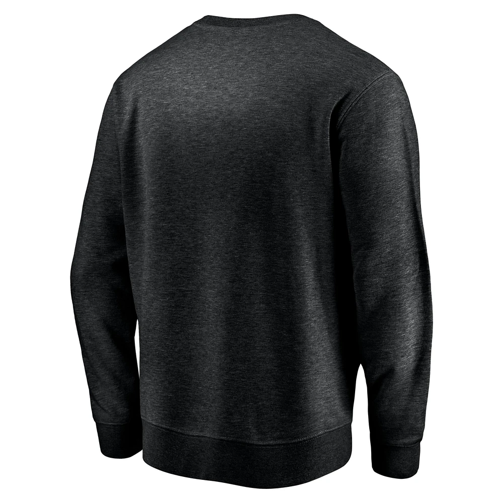 Sweat-shirt à enfiler Fanatics Black Carolina Panthers Game Time Arch pour homme