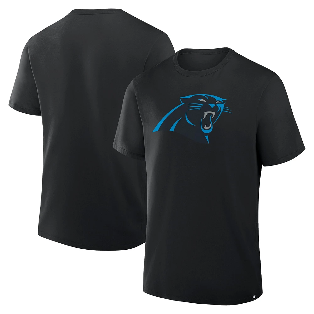 T-shirt en coton noir pour homme Fanatics Carolina Panthers Legacy