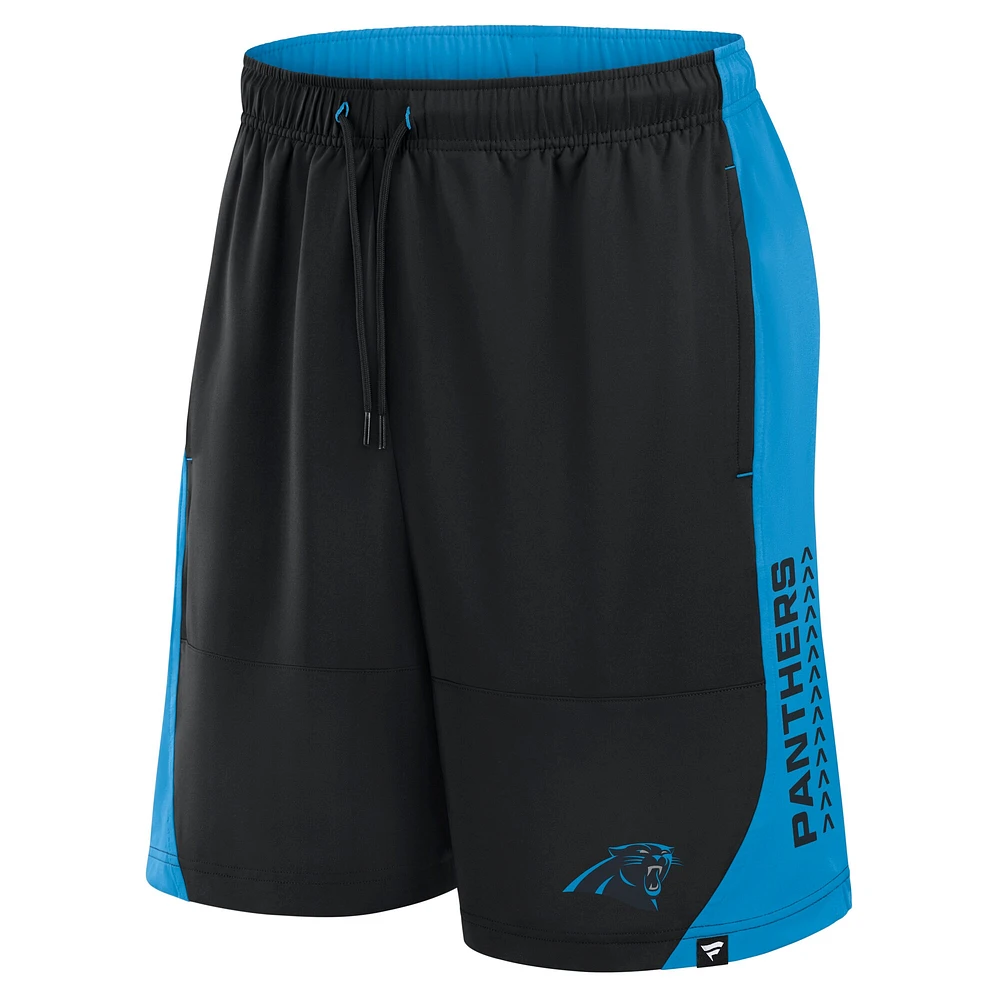 Men's Fanatics Black Carolina Panthers No Defense Shorts