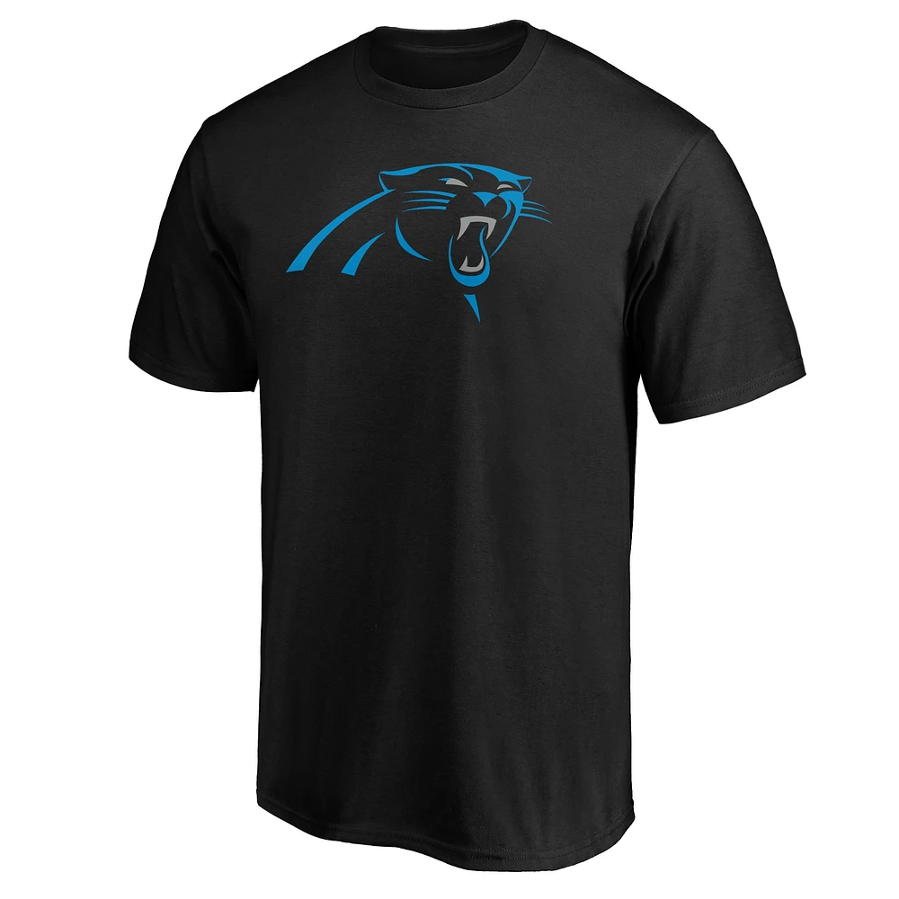 Men's Fanatics Black Carolina Panthers Primary Logo T-Shirt