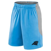 Men's Fanatics Blue Carolina Panthers Big & Tall Team Logo Shorts