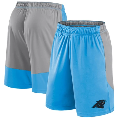 Men's Fanatics Blue Carolina Panthers Big & Tall Team Logo Shorts