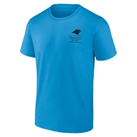 Men's Fanatics Blue Carolina Panthers Repeat Stats T-Shirt