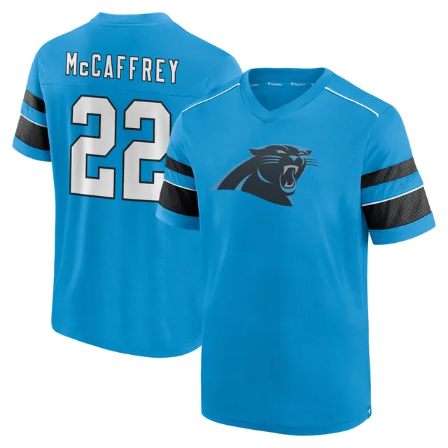 Men's Fanatics Branded Christian McCaffrey Black San Francisco 49ers Icon Player Name & Number T-Shirt Size: Medium