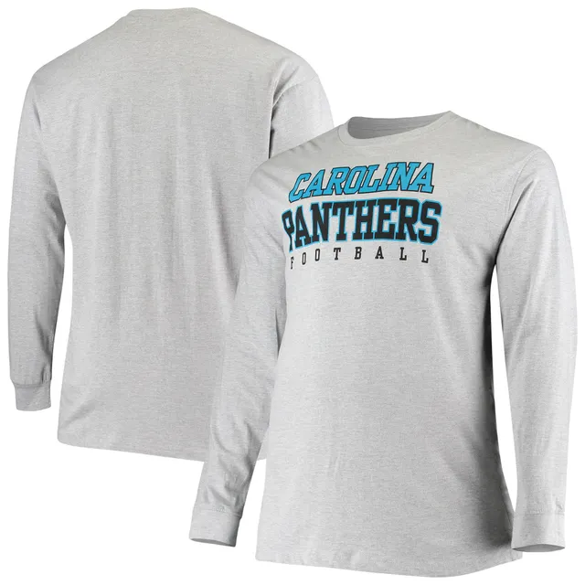 Men's Fanatics Branded Heathered Gray Las Vegas Raiders Big & Tall Practice Long  Sleeve T-Shirt 