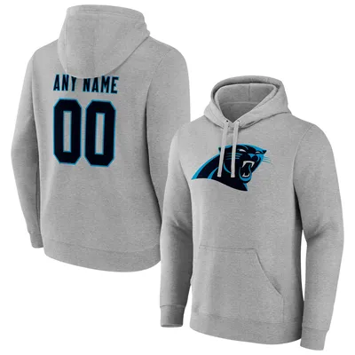 Men's Detroit Lions Fanatics Branded Heathered Gray Team Authentic Custom  Pullover Hoodie