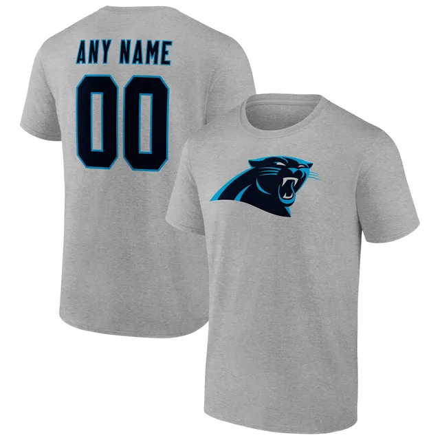 Men's Carolina Panthers Fanatics Branded Heather Gray Logo