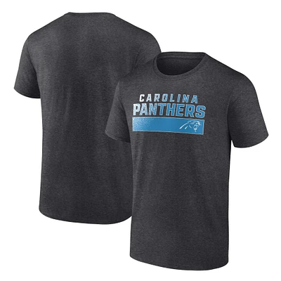 T-shirt Fanatics Charcoal Carolina Panthers pour hommes