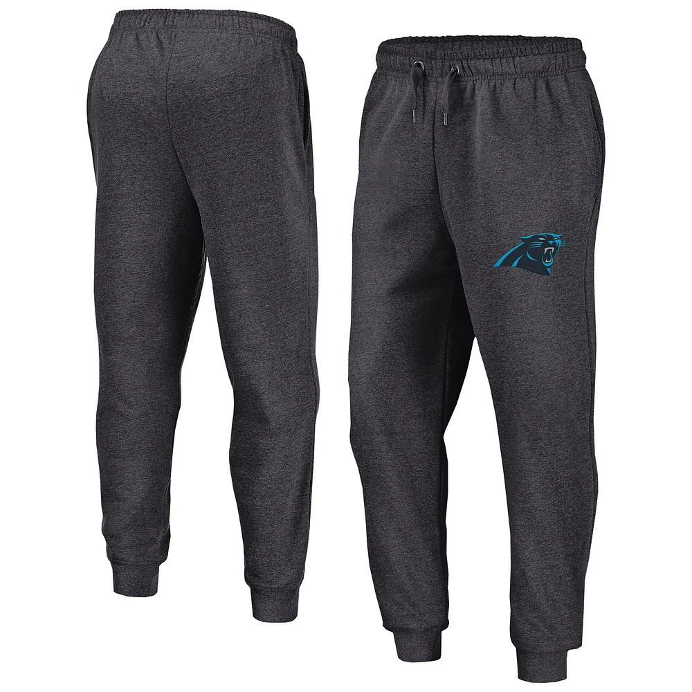 Men's Fanatics  Heather Charcoal Carolina Panthers Boost Fleece Joggers