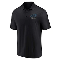 Ensemble de deux polos Lockup Carolina Panthers Fanatics pour hommes, blanc/noir