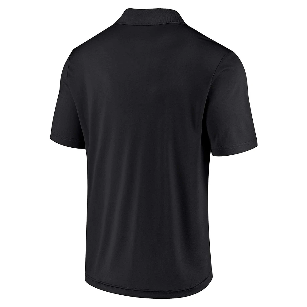 Ensemble de deux polos Lockup Carolina Panthers Fanatics pour hommes, blanc/noir