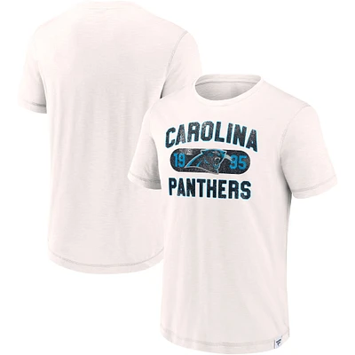 T-shirt blanc Carolina Panthers Act Fast Fanatics pour hommes