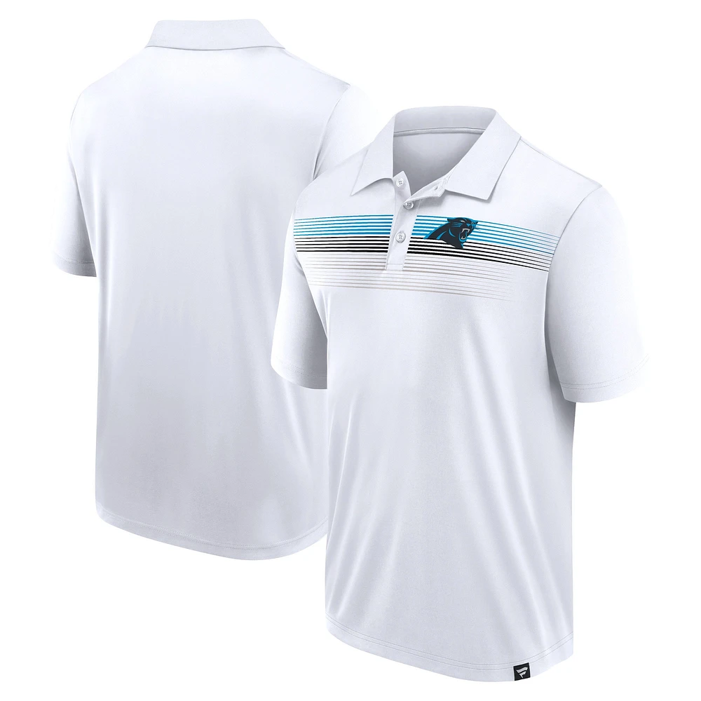 Polo sublimé blanc Carolina Panthers Fanatics pour hommes Big & Tall