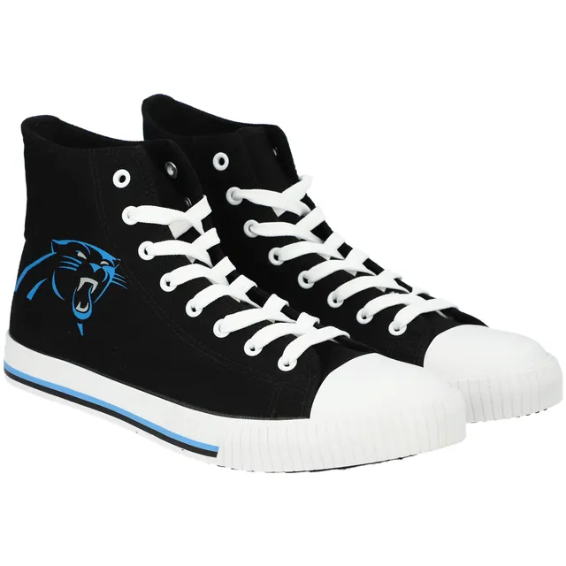 Women's FOCO Cream Carolina Panthers Low Top Canvas Shoes