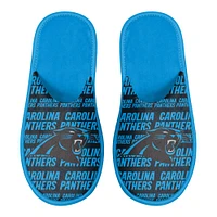 Men's FOCO Carolina Panthers Scuff Logo Slide Slippers