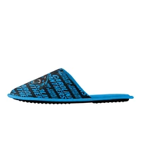 Men's FOCO Carolina Panthers Scuff Logo Slide Slippers