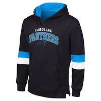 Sweat à capuche adaptatif G-III Sports by Carl Banks pour homme, noir/bleu, Carolina Panthers