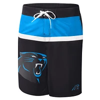 Men's G-III Sports by Carl Banks Black Carolina Panthers Sea Wind Swim Trunks