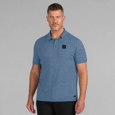 Polo bleu Carolina Panthers Four Down pour homme de J. Palmer