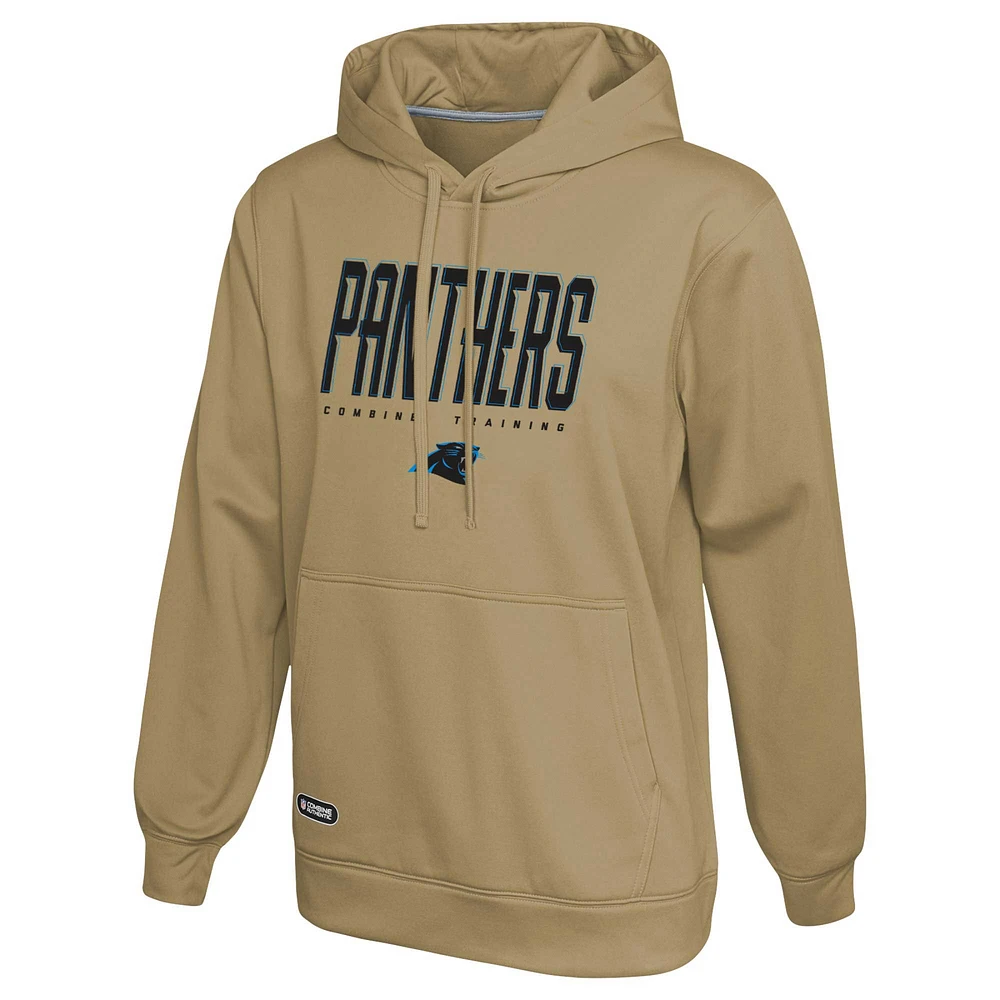 Sweat à capuche kaki pour homme Carolina Panthers Top Ranked