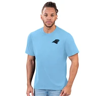 T-shirt tong bleu clair Carolina Panthers Margaritaville pour homme