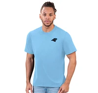 Men's Margaritaville Light Blue Carolina Panthers Wastin' Away T-Shirt