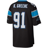 Men's Mitchell & Ness Kevin Greene Black Carolina Panthers Legacy Replica Jersey