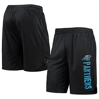 Short d'entraînement MSX by Michael Strahan Black Carolina Panthers pour homme