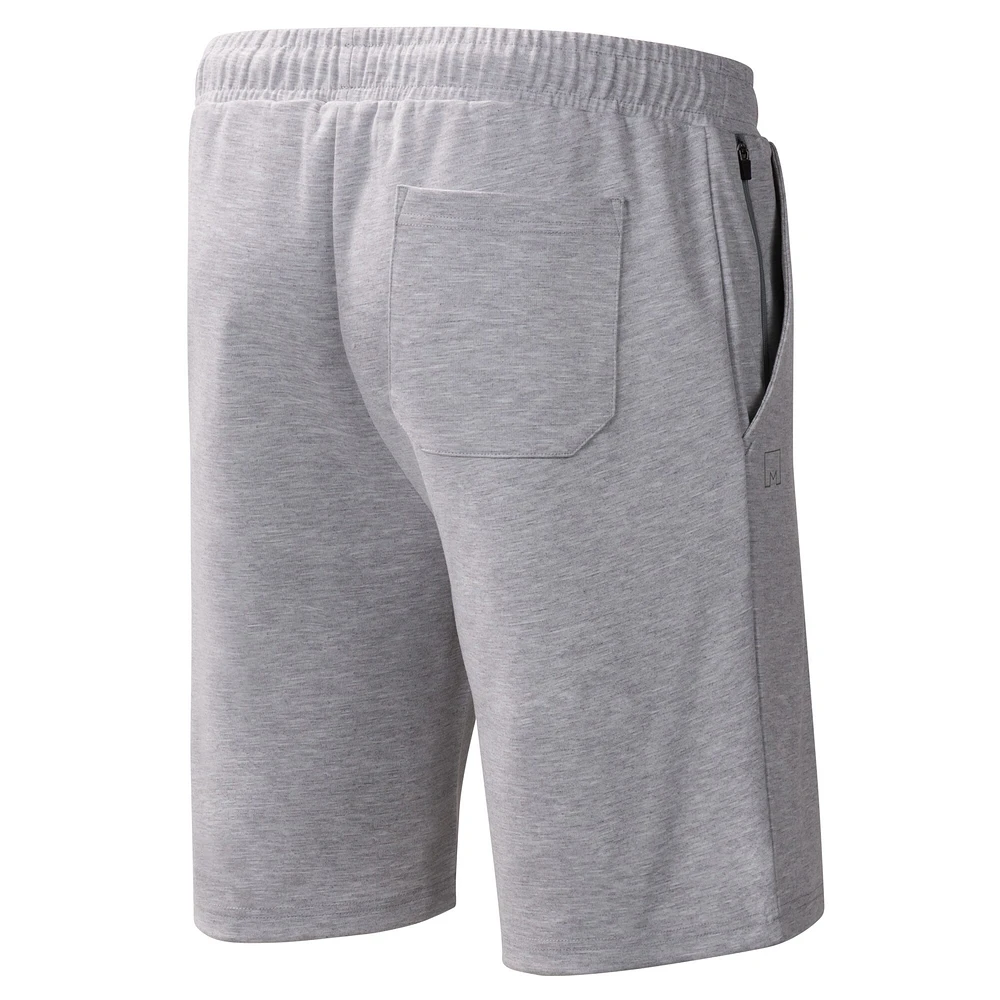 MSX by Michael Strahan Heather Grey Carolina Panthers Short d'entraînement pour homme