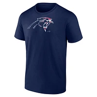 Men's Navy Carolina Panthers Americana T-Shirt