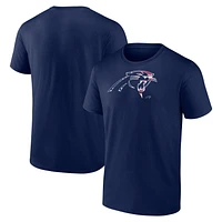 Men's Navy Carolina Panthers Americana T-Shirt