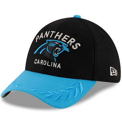 Men's New Era Black/Blue Carolina Panthers 2025 NFL Draft 39THIRTY Flex Hat