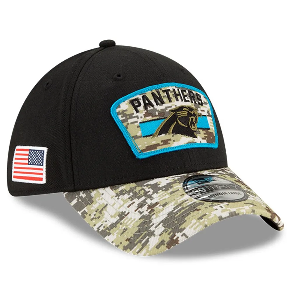 Dallas Cowboys New Era 2021 Salute To Service 39THIRTY Flex Hat - Black/Camo