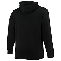 Men's New Era Black Carolina Panthers Big & Tall Primary Logo Pullover Hoodie