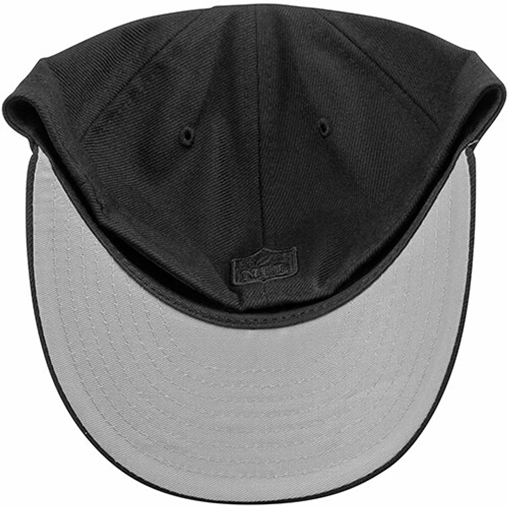 Casquette ajustée 59FIFTY II à profil bas Carolina Panthers New Era pour homme, noir sur