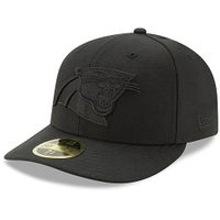 Men's New Era Black Carolina Panthers on Low Profile 59FIFTY II Fitted Hat