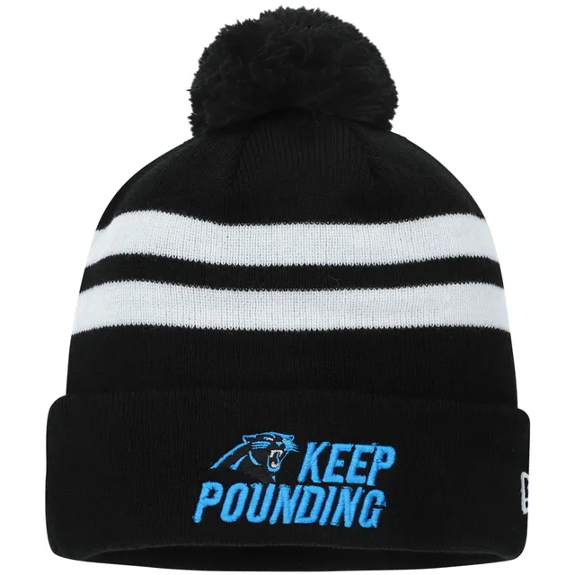 Men's New Era Black Carolina Panthers Keep Pounding 9FIFTY Snapback Hat