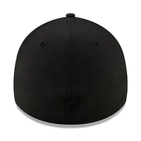 Casquette Flex 39THIRTY avec logo des Panthers de la Caroline noires New Era pour homme