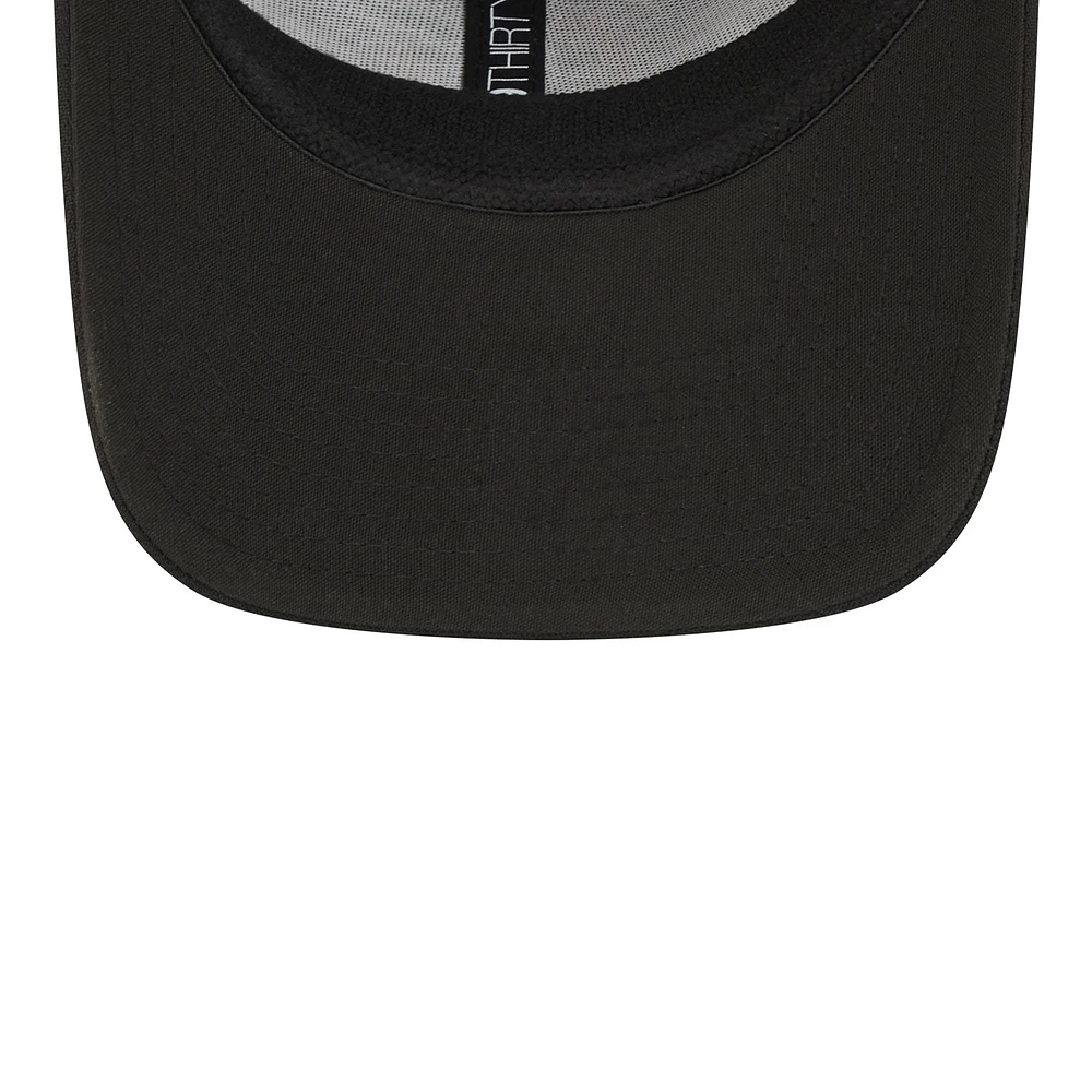 Casquette flex 39THIRTY Main des Panthers de la Caroline noires New Era pour homme