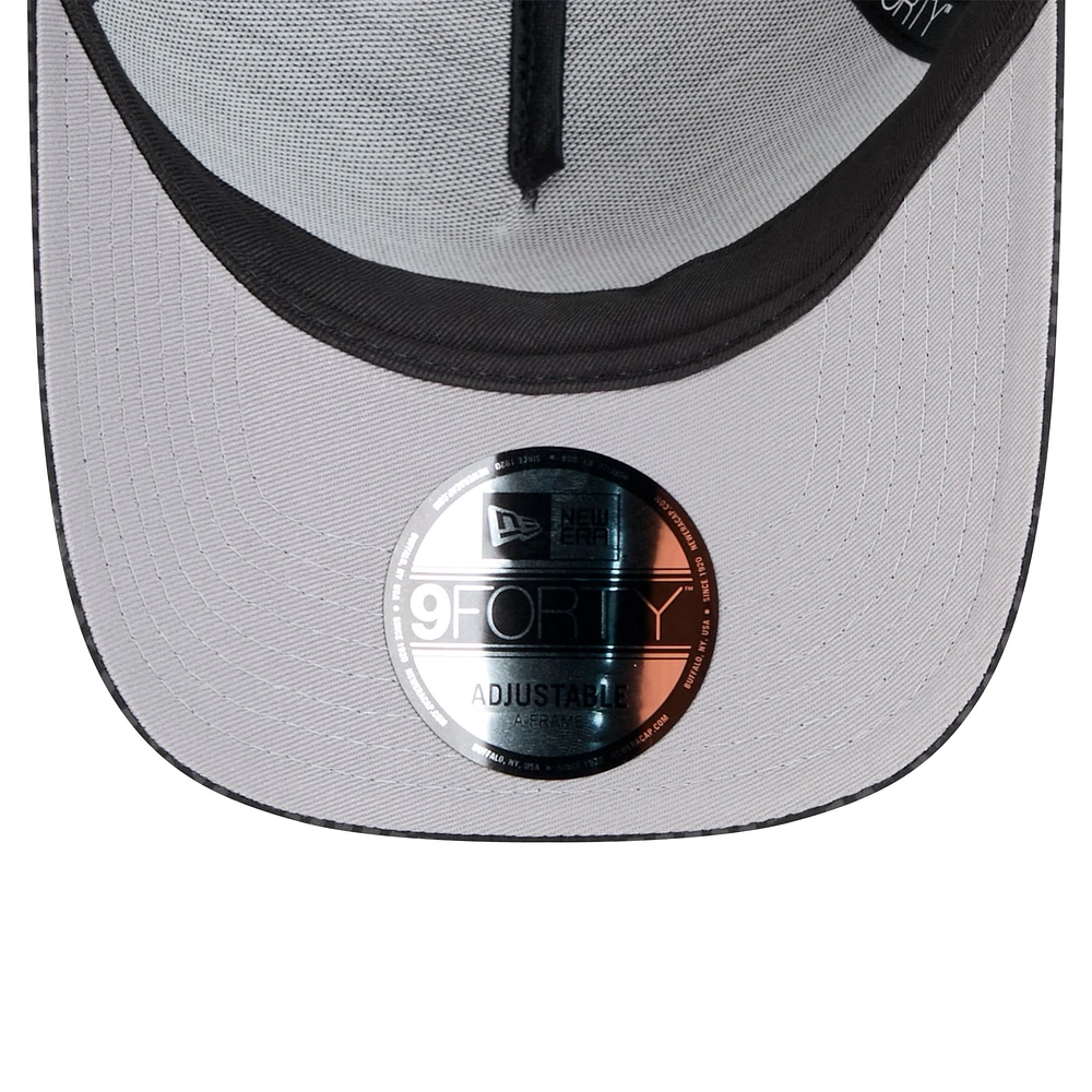 Casquette ajustable 9FORTY pour homme avec texte ton sur ton et encre de minuit des Carolina Panthers de New Era