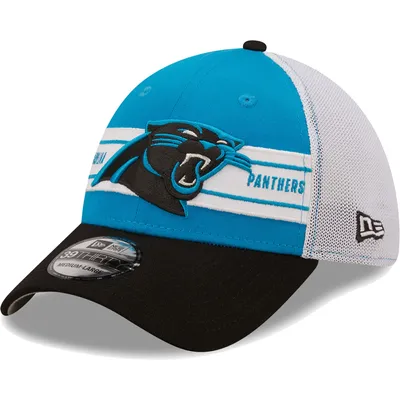 Men's New Era Blue/Black Carolina Panthers Team Banded 39THIRTY Flex Hat