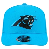 Casquette extensible à bouton-pression 9SEVENTY bleue des Carolina Panthers de New Era pour homme