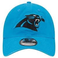 Casquette réglable Distinct 9TWENTY des Carolina Panthers New Era bleue pour hommes