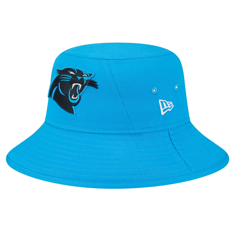 Men's New Era Blue Carolina Panthers Main Bucket Hat