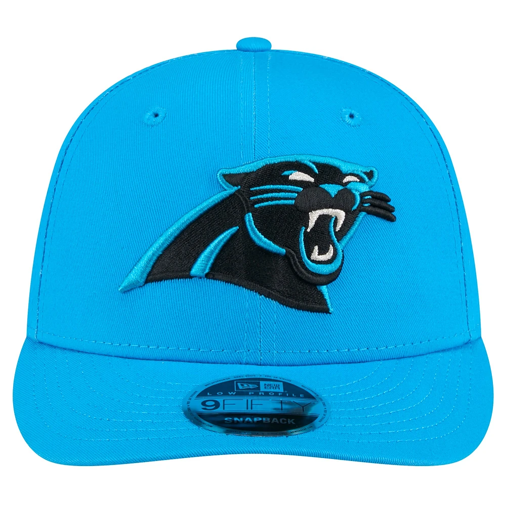 Casquette à visière plate 9FIFTY bleue des Panthers de la Caroline de New Era pour homme