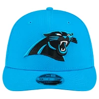 Casquette à visière plate 9FIFTY bleue des Panthers de la Caroline de New Era pour homme