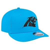 Casquette à visière plate 9FIFTY bleue des Panthers de la Caroline de New Era pour homme