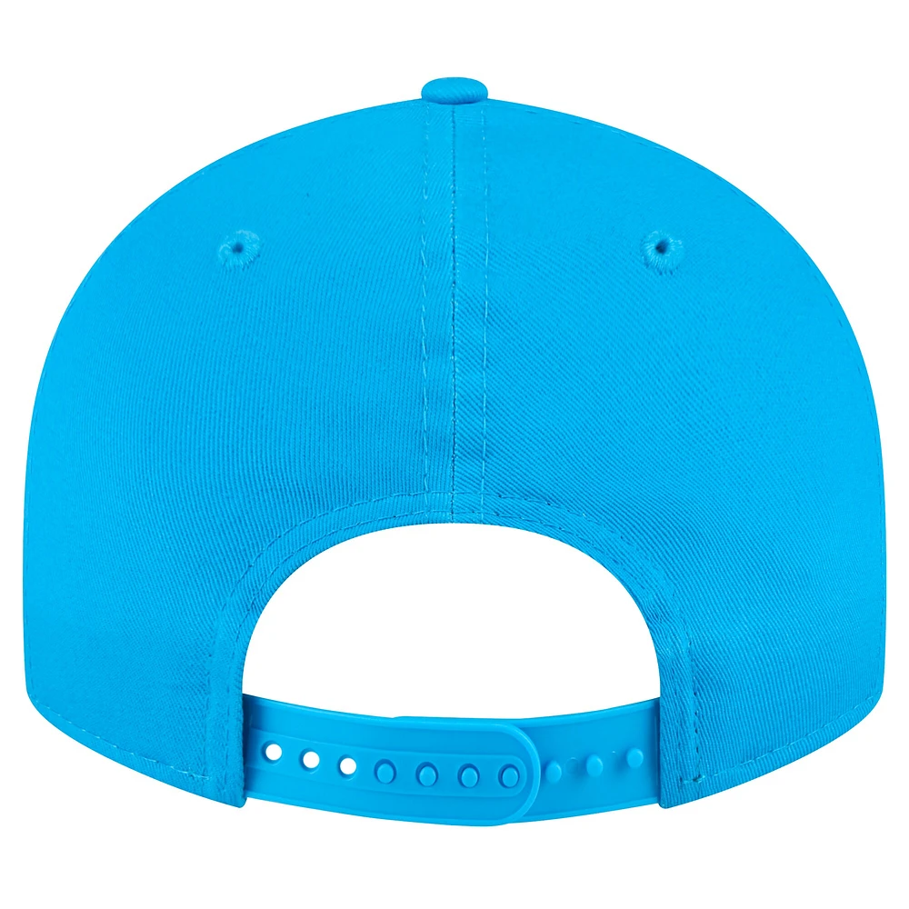 Casquette à visière plate 9FIFTY bleue des Panthers de la Caroline de New Era pour homme