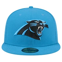 Casquette ajustée Omaha 59FIFTY des Carolina Panthers bleue New Era pour hommes